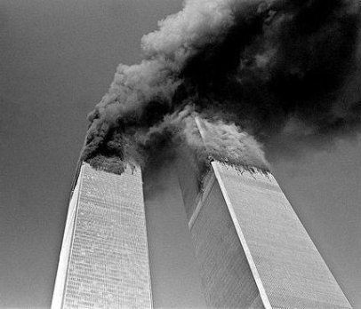 TwinTowers both with fires